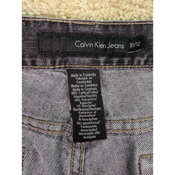 Calvin Klein Women's Mid Rise Skinny Denim Jeans size 31/12 Stretch C550 - Picture 8 of 13